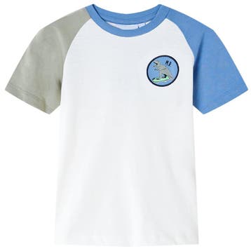 vidaXL Kindershirt 104 ecru, Verzenden, Nieuw
