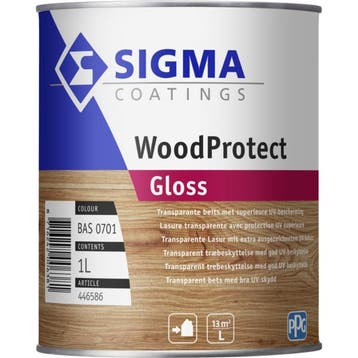 Woodprotect Gloss Transparant 1 liter, Ophalen of Verzenden, Nieuw