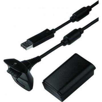 Xbox 360 Play & Charge + Accu (Third Party) (Nieuw), Spelcomputers en Games, Ophalen of Verzenden, Nieuw