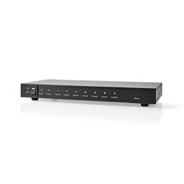 Nedis 8-Poorts HDMI splitter 8x HDMI Output, Ophalen of Verzenden, Nieuw
