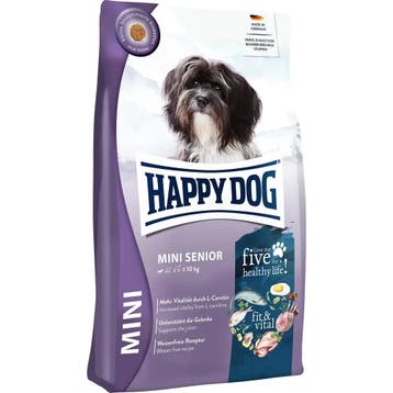 Happy Dog Fit & Vital Mini Senior - 4 kg, Verzenden, Nieuw