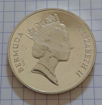 Bermuda (Britse overzeese gebieden). Elizabeth II. 2 Dollars