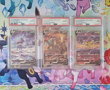 Pokémon - 3 Graded card - Suicune, Raikou, Entei - PSA, Nieuw