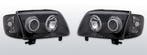 Koplampen Angel Eyes | Volkswagen Polo 6N2 1999-2001 | zwart, Verzenden, Nieuw, Volkswagen