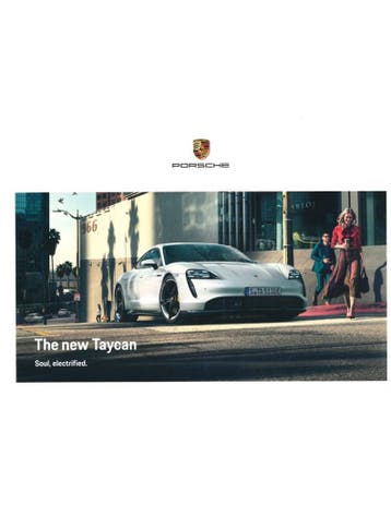 2020 PORSCHE TAYCAN BROCHURE ENGELS, Nieuw, Porsche, Author