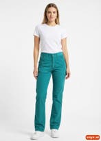 Lee Jeans Dames maat W23 / L35 Teal Vintage, Kleding | Dames, Ophalen of Verzenden, Nieuw