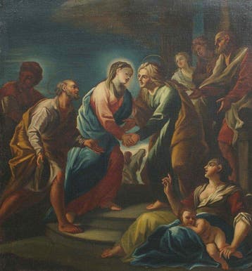 Italiaanse school (XVIII) - La Visitazione