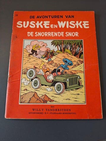 Suske en Wiske 29 - De snorrende snor - 1 Comic - 1957/1957, Boeken, Nieuw