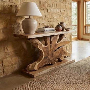 Sidetable Gito teakhout | World of Brosi, Ophalen of Verzenden, Nieuw