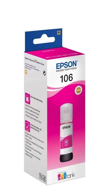 Epson 106 EcoTank Magenta ink bottle (Ink cartridges), Verzenden, Nieuw, Overige typen