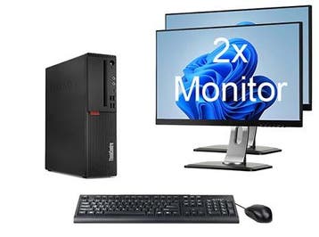 Lenovo ThinkCentre M720s SFF i5 8e Gen incl. 2 Monitoren +, Computers en Software, Desktop Pc's, Ophalen of Verzenden, Nieuw