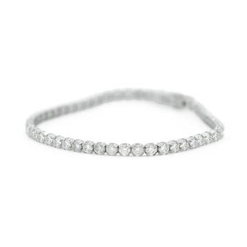 Zonder minimumprijs - Armband - 14 karaat Witgoud - 5.78ct., Nieuw
