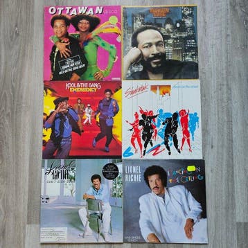 Marvin Gaye, Ottawan, Kool & The Gang, Shakatak, Lionel, Nieuw in verpakking