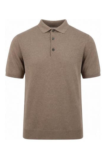 Profuomo Polo in maat L Beige, Verzenden, Zo goed als nieuw, Overige kleuren, Profuomo