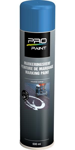 Pro paint markeringsverf 1 stuk, 600 ml, blauw, Verzenden, Nieuw