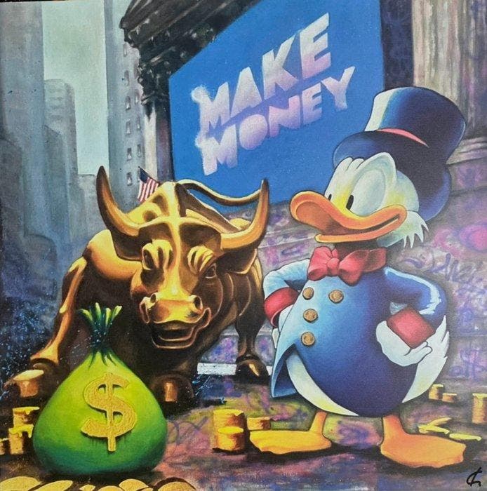 fabrizio ceccarelli - Make money, Antiek en Kunst, Kunst | Designobjecten