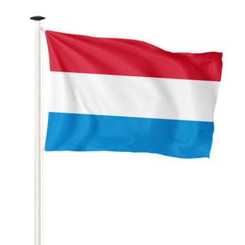 Vlag Luxemburg 100x150cm (voor gevelstok), Nieuw