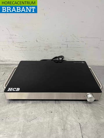 HCB RVS Inductie Warmhoudplaat Warmteplaat 53 x 33,5 cm 1000, Ophalen of Verzenden, Nieuw in verpakking