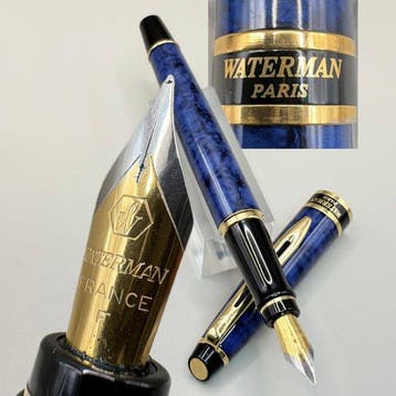 Waterman - Expert II (Blue Marble) - Stainless steel nib (F), Nieuw