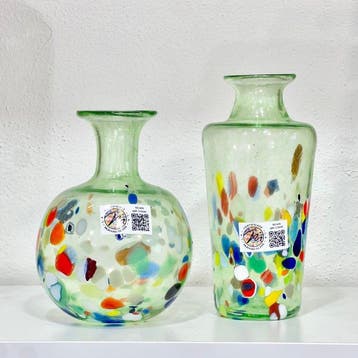 Vaas (2) - Muranoglas, Antiek en Kunst