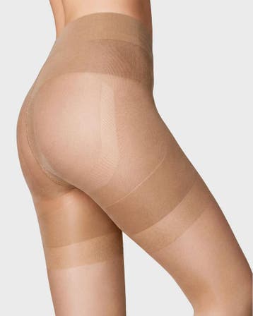 HEMA Corrigerende panty ultimate control 20 denier glans, Verzenden, Nieuw, Beige