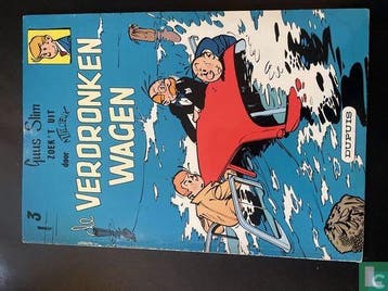 Guus Slim - De verdronken wagen - 1960, Eén stripboek, Verzenden, Zo goed als nieuw, Tillieux, Maurice.