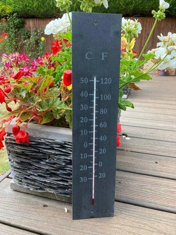 Thermometer - Leisteen - 45 cm