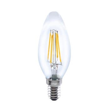 Led lamp E14 | Kaars | Integral (3.4W, 470lm, 2700K), Verzenden, Nieuw