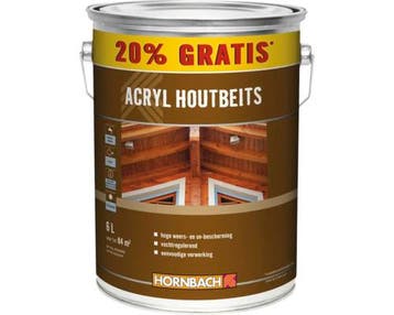Acryl Houtbeits Palissander 6 Liter – Buitenbeits, Doe-het-zelf en Verbouw, Verzenden, Nieuw