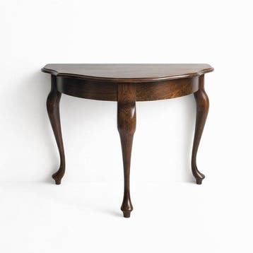 Tafel - Walnoot - Uitklapbare console-tafel, Antiek en Kunst