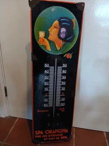 Orangina - Origineel jaren 30 emaille bord Orangina -