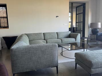 Leolux Hoekbank | Pode Fold  vandaag bezorgd mogelijk?, Huis en Inrichting, 250 tot 300 cm, Verzenden, Hoekbank, 75 tot 100 cm