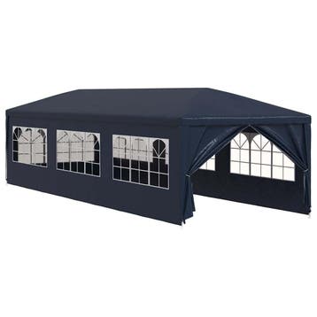 Partytent 3x9m Blauw | Retourdeal - 30% Korting, Tuin en Terras, Partytenten, Partytent, Minder dan 4 meter, Nieuw, 8 meter of meer