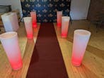Rode loper huren met Verlichte pilaren, Loper huren verhuur, Ophalen, Nieuw