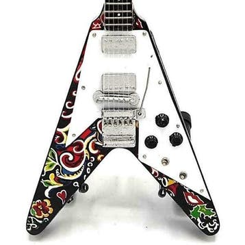 Miniatuur replica Gibson Flying V gitaar - Jimi Hendrix, Ophalen of Verzenden, Nieuw, Pop, Beeldje of Miniatuur