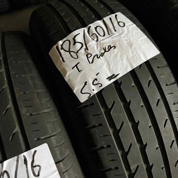 2 x Toyo Proxes 185-60-16 Zomerbanden 5,5mm, Auto-onderdelen, Banden en Velgen, Gebruikt, 16 inch, Band(en), Personenwagen