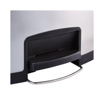 Rubbermaid Slim Jim Step On container Front Step RVS 30 ltr, Verzenden, Nieuw