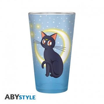 Sailor Moon Luna & Artemis XL Glas, Ophalen of Verzenden, Nieuw