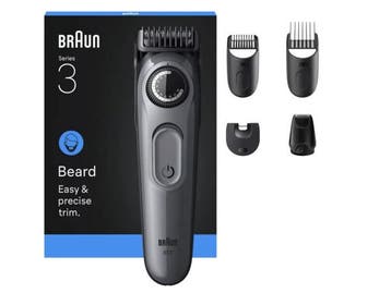 Veiling - BRAUN BT 3560 Baardtrimmer Grijs, Nieuw