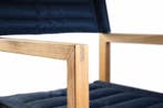 ARC Marine Regisseursstoel The Square Teak donker blauw, Watersport en Boten, Verzenden, Nieuw