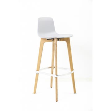 Enea Lottus Wood design Kruk, Receptie of Entree, Ophalen of Verzenden, Gebruikt, Stoel