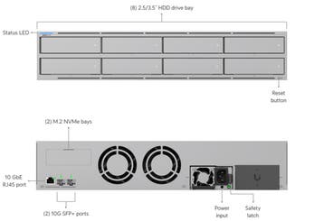 Ubiquiti UNAS Pro 8 – 2U Rackmount NAS 8-bay Redundant, Verzenden, Nieuw