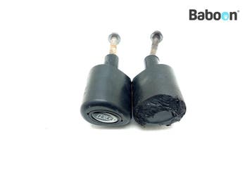 Blokdeksel Sliders / Valblokken Triumph Speed Triple 1050, Verzenden, Gebruikt