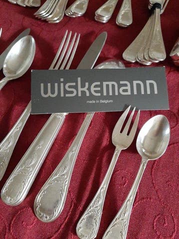 Wiskemann - Bestekset voor 12 personen (101) - Verzilverd