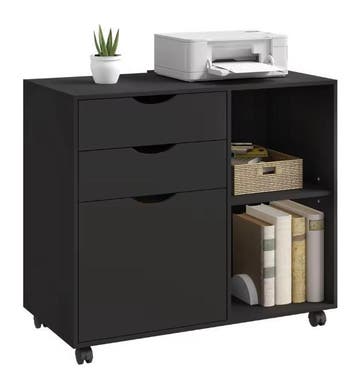 Mobiele Houten Archiefkast met 3 Lades – 80x69,5x39,5 cm, Verzenden, Nieuw in verpakking