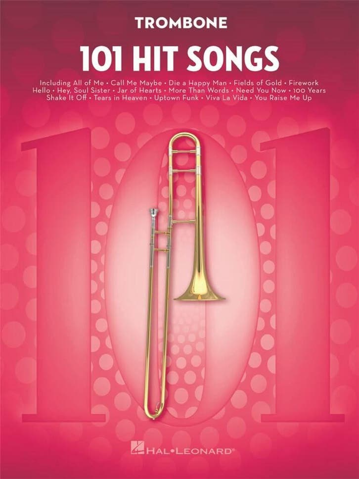 101 HIT SONGS TROMBONE, Muziek en Instrumenten, Bladmuziek, Trombone, Nieuw, Ophalen of Verzenden