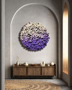 Swen Van der Sangen - Sakura Blossom Bonbon Beige Purple -