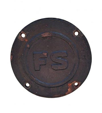 F. S. - Reclamebord - IJzer, Antiek en Kunst