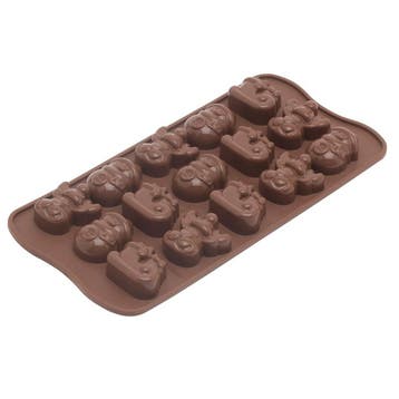Silikomart Siliconen Bonbonvorm Kerst (15x) 3,3x2,7x1,5cm, Verzenden, Nieuw