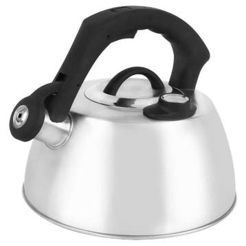 Florina Oblato fluitketel met thermometer geborsteld RVS, Ophalen of Verzenden, Nieuw